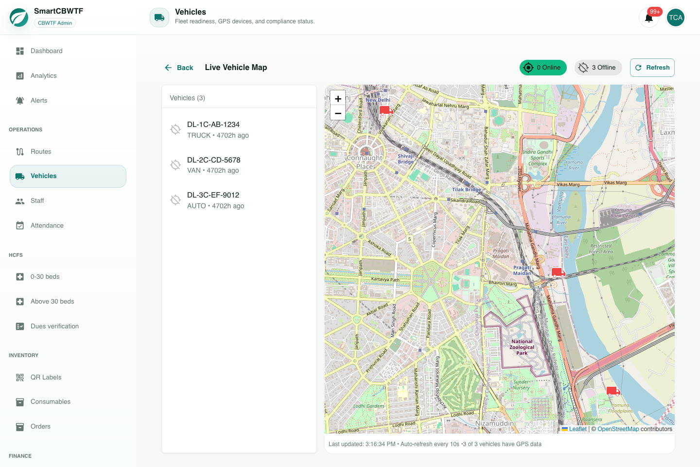 CBWTF live GPS tracking map